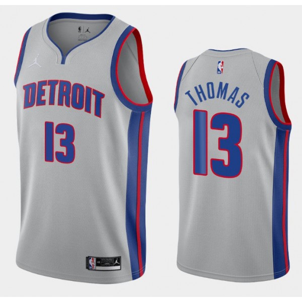 Detroit Pistons Trikot Khyri Thomas 13 2020-2021 Jordan Brand Statement Edition Swingman - Herren